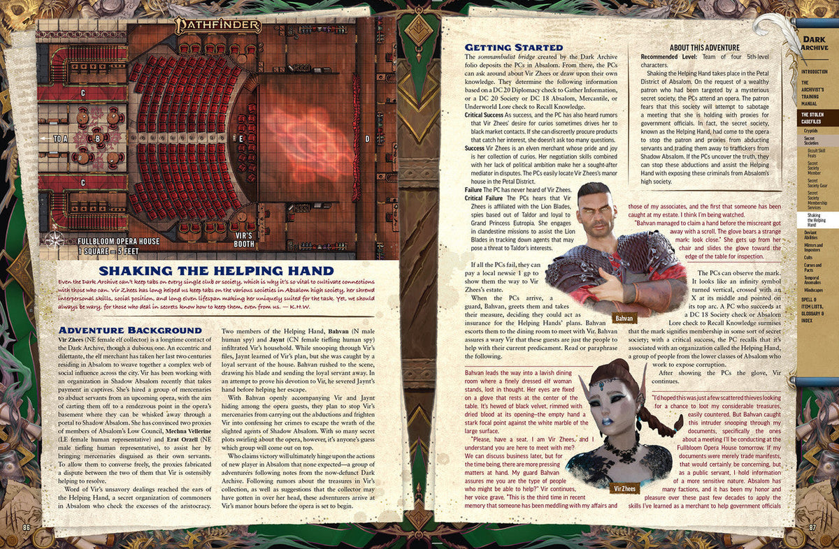Pathfinder: Dark Archive Sketch Edition (2E) (Remaster)