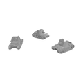 Gray Panzerjager I scale model render shown from three angles