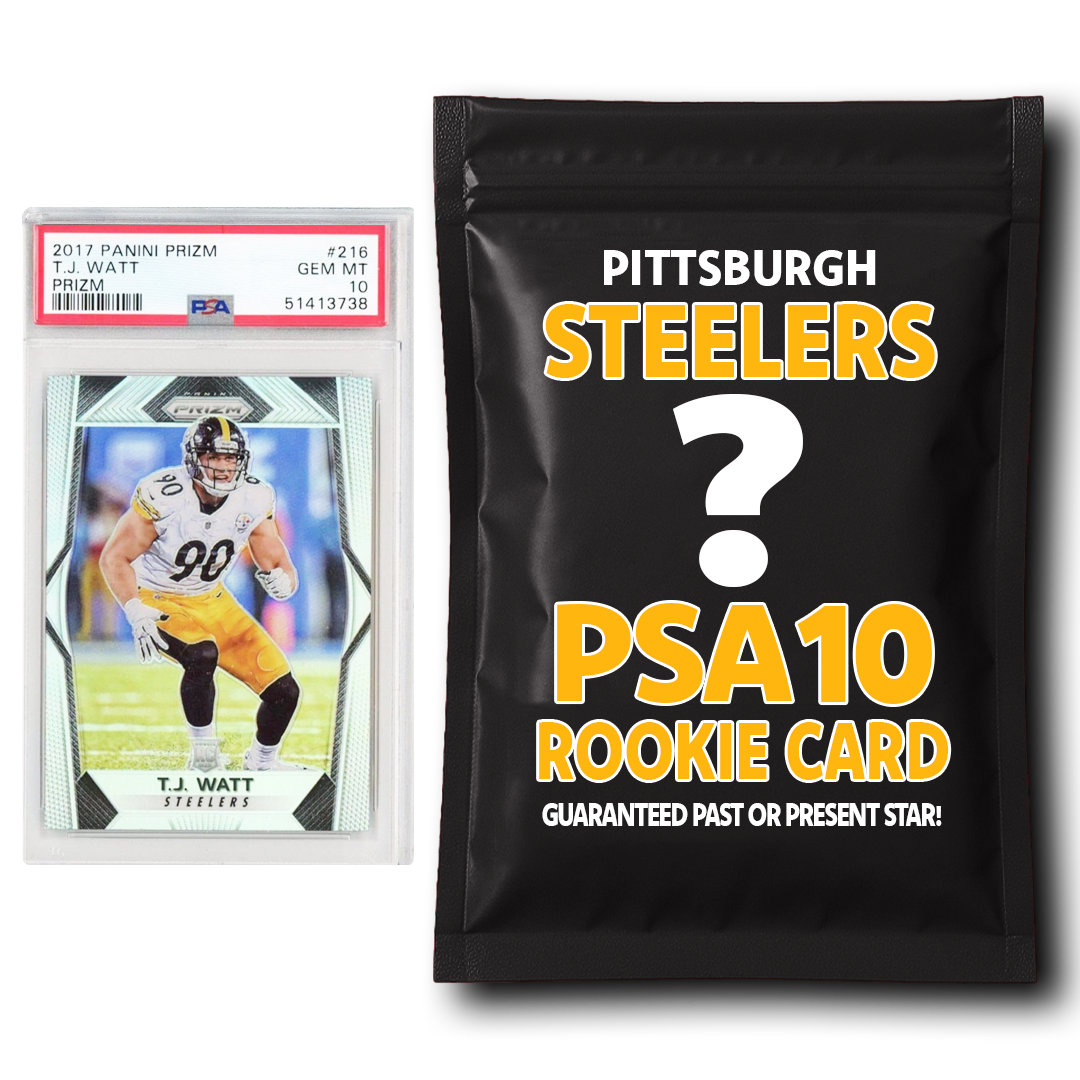 Pittsburgh Steelers PSA 10 Graded Rookie Card Mystery Pack