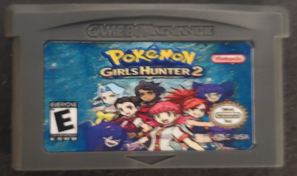 Pokemon Girls Hunter 2 GBA Pokemon ROM Hack Video Game Boy Advance