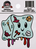 Pride Gelly Cube Sticker: Lesbian