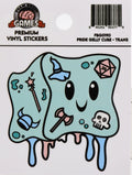 Pride Gelly Cube Sticker: Transgender