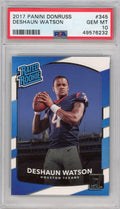 Graded 2017 Panini Donruss Deshaun Watson #345 Rookie RC Football Card PSA 10 Gem Mint