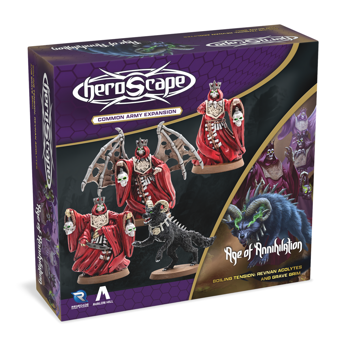 Heroscape: Revnan Acolytes & Grave Grim Common Army Expansion