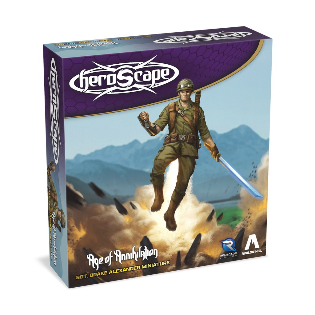Heroscape: Age of Annihilation - Sgt. Drake Alexander Miniature Promo
