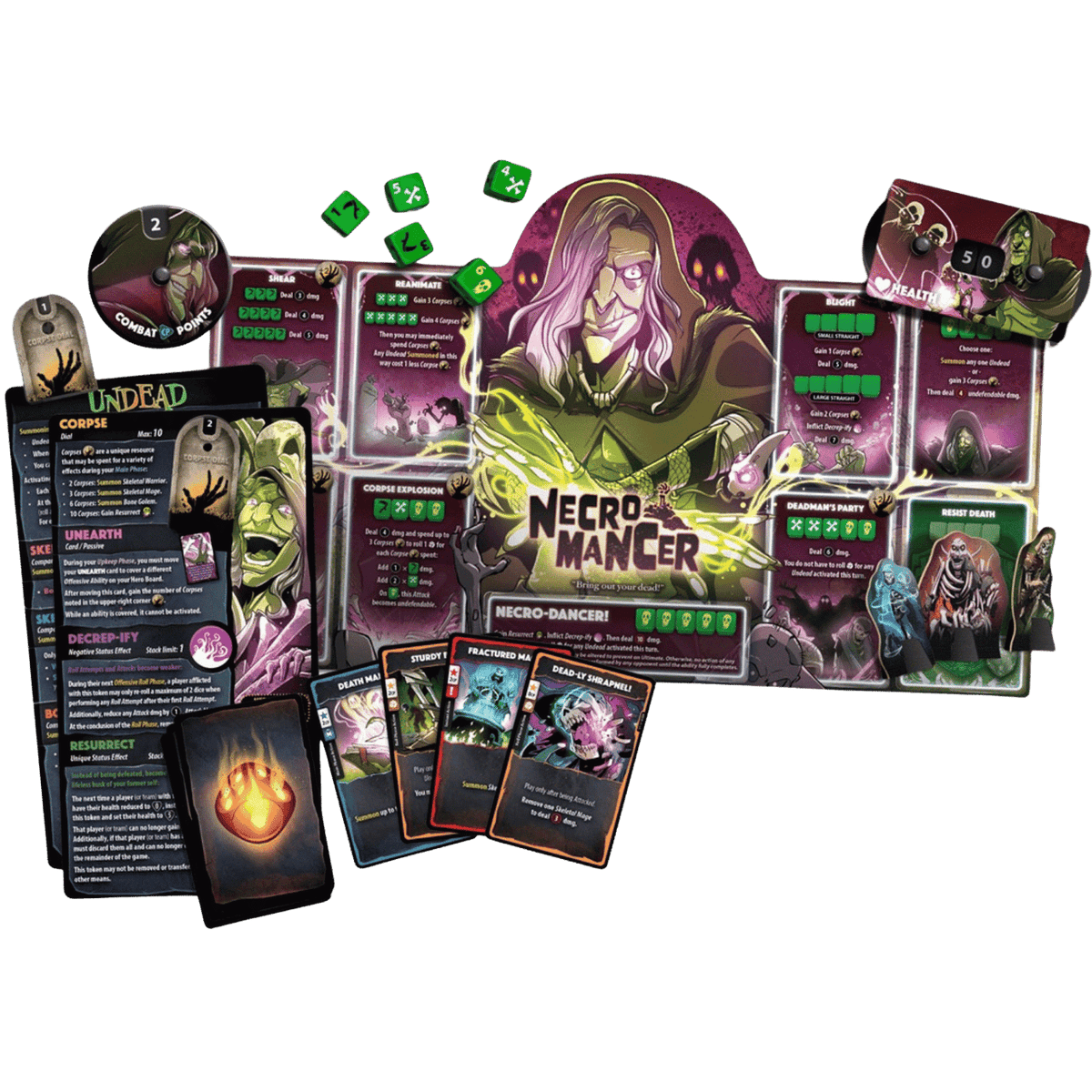 Dice Throne: Hero Pack - Necromancer