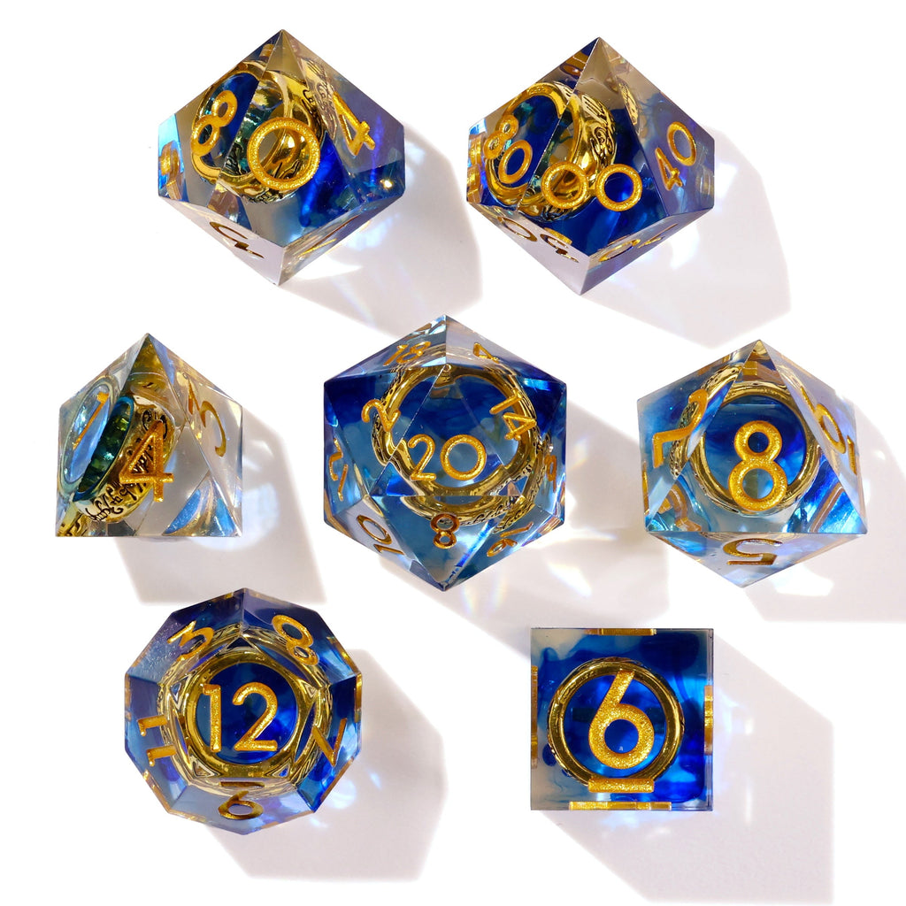 Lost Ring Sharp Edge RPG Dice Set | 7 Pieces