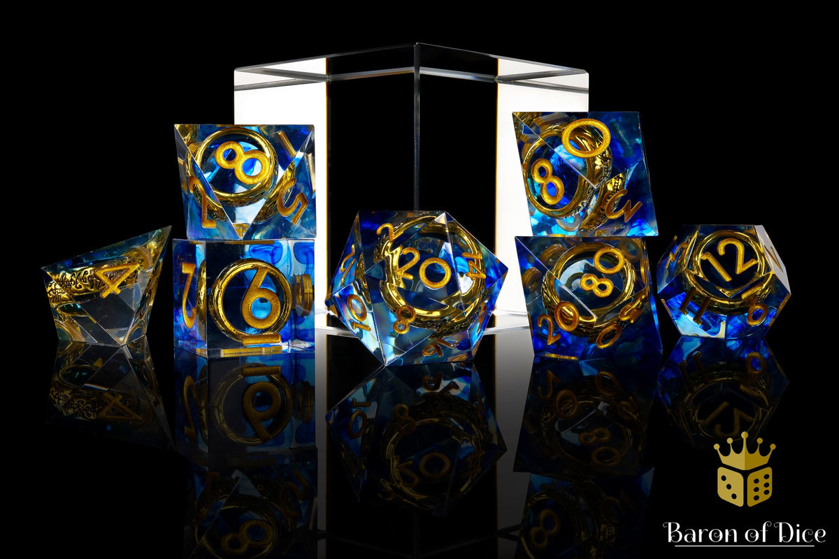 Lost Ring Sharp Edge RPG Dice Set | 7 Pieces