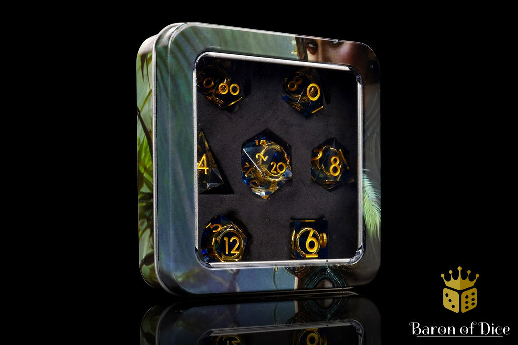 Lost Ring Sharp Edge RPG Dice Set | 7 Pieces