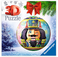 Ravensburger: Puzzle - 3D Puzzle - Puzzle-Ball - Holiday Nutcracker - Black