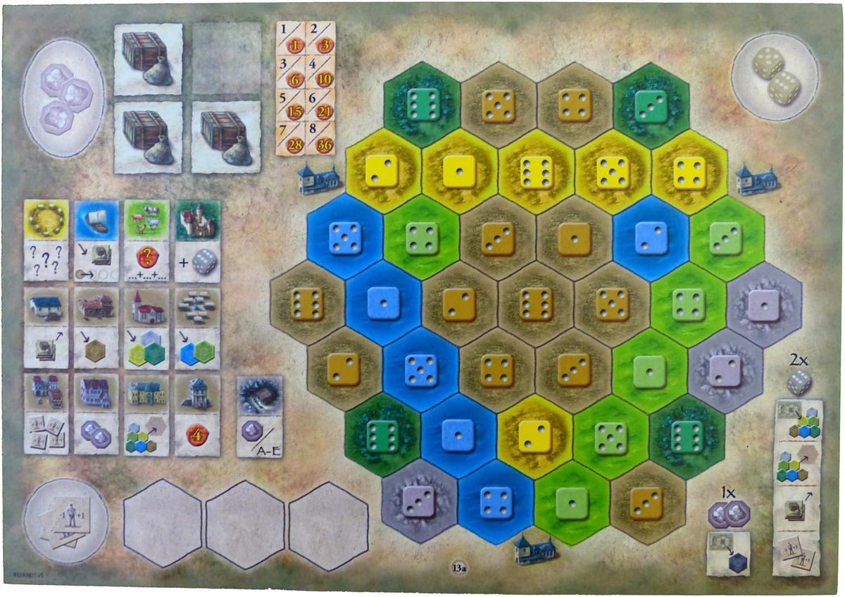 The Castles of Burgundy: 4th Expansion - Monastary Boards