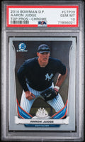 Graded 2014 Topps Bowman Draft Picks Aaron Judge #CTP39 Top Pros Chrome Rookie RC Baseball Card PSA 10 Gem Mint