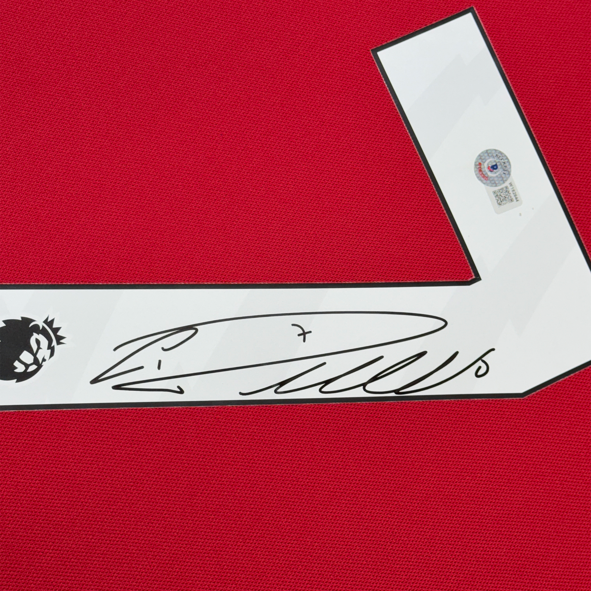 Framed Autographed/Signed Cristiano Ronaldo 35x39 Manchester United Red Soccer Jersey Beckett BAS COA
