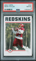 Graded 2004 Topps Sean Taylor #347 Rookie RC Football Card PSA 8 NM-MT