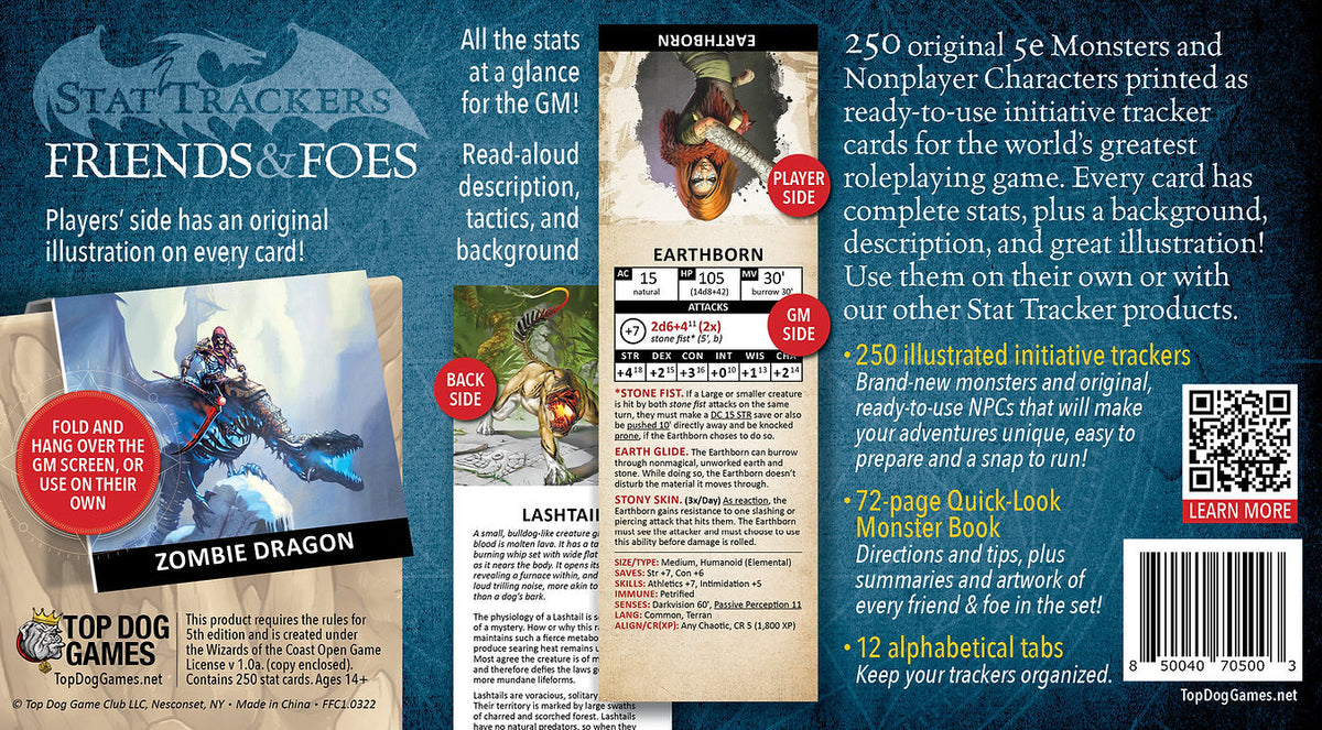 Stat Trackers: Friends & Foes - Collection 1