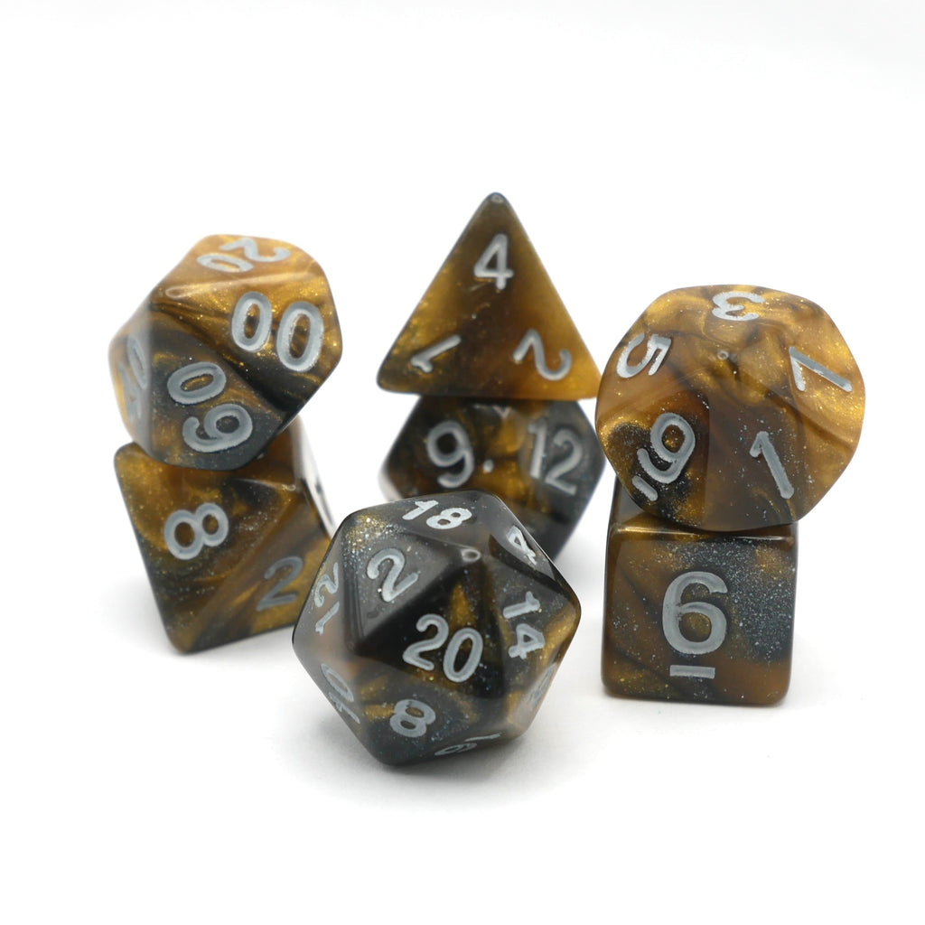 Saharan Dream - 7 Piece DnD Dice Set | Acrylic RPG Gaming Dice