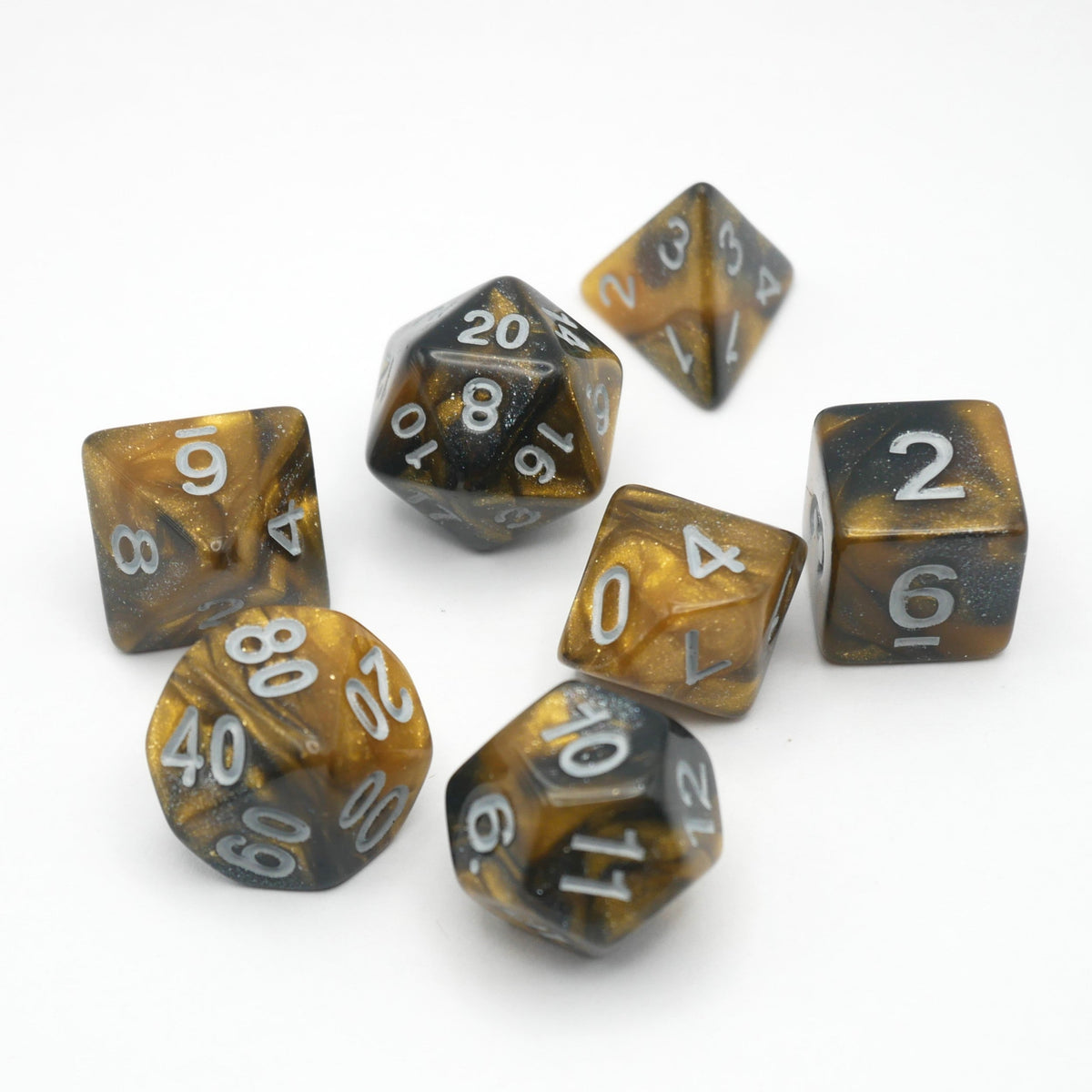 Saharan Dream - 7 Piece DnD Dice Set | Acrylic RPG Gaming Dice