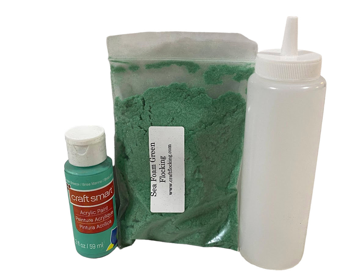 Sea Foam Green Flocking Kit