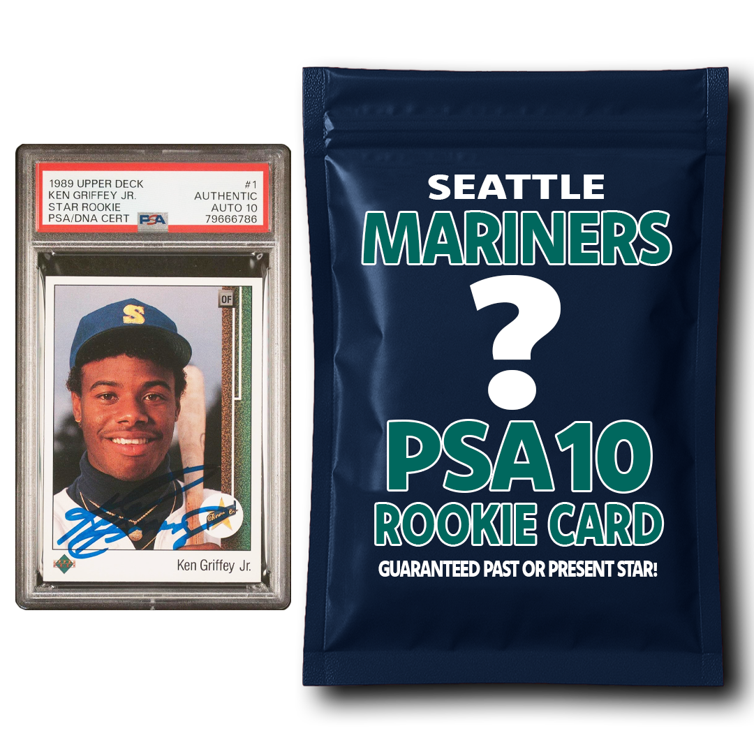 Seattle Mariners PSA 10 Graded Rookie Card Mystery Pack
