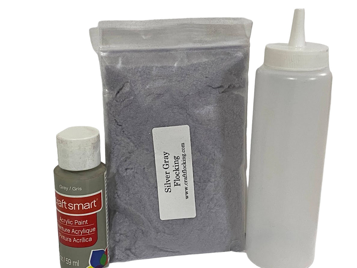 Silver Gray Flocking Kit