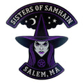 Sisters Of Samhain Witch Back Patch: Iron-on