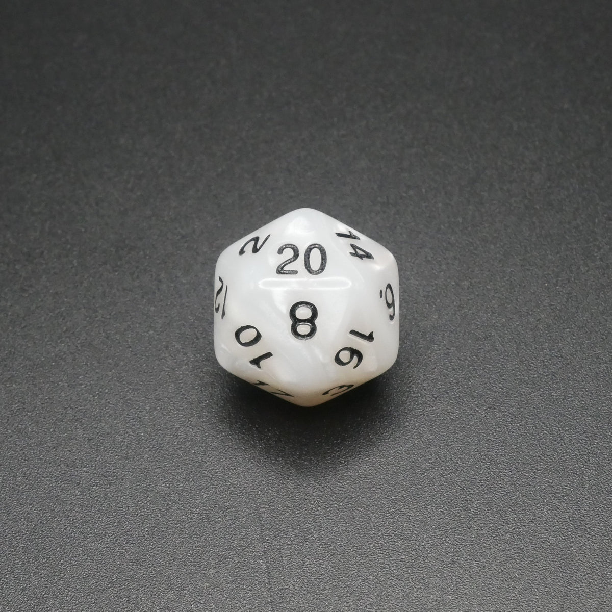 Snowy Owl - 7 Piece DnD Dice Set | Acrylic RPG Gaming Dice