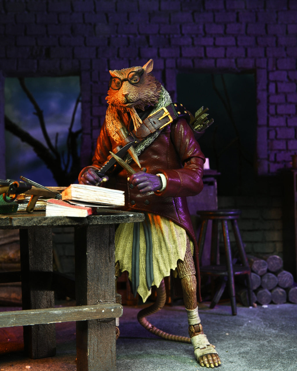 NECA Universal Monsters x Teenage Mutant Ninja Turtles - Ultimate Splinter as Van Helsing