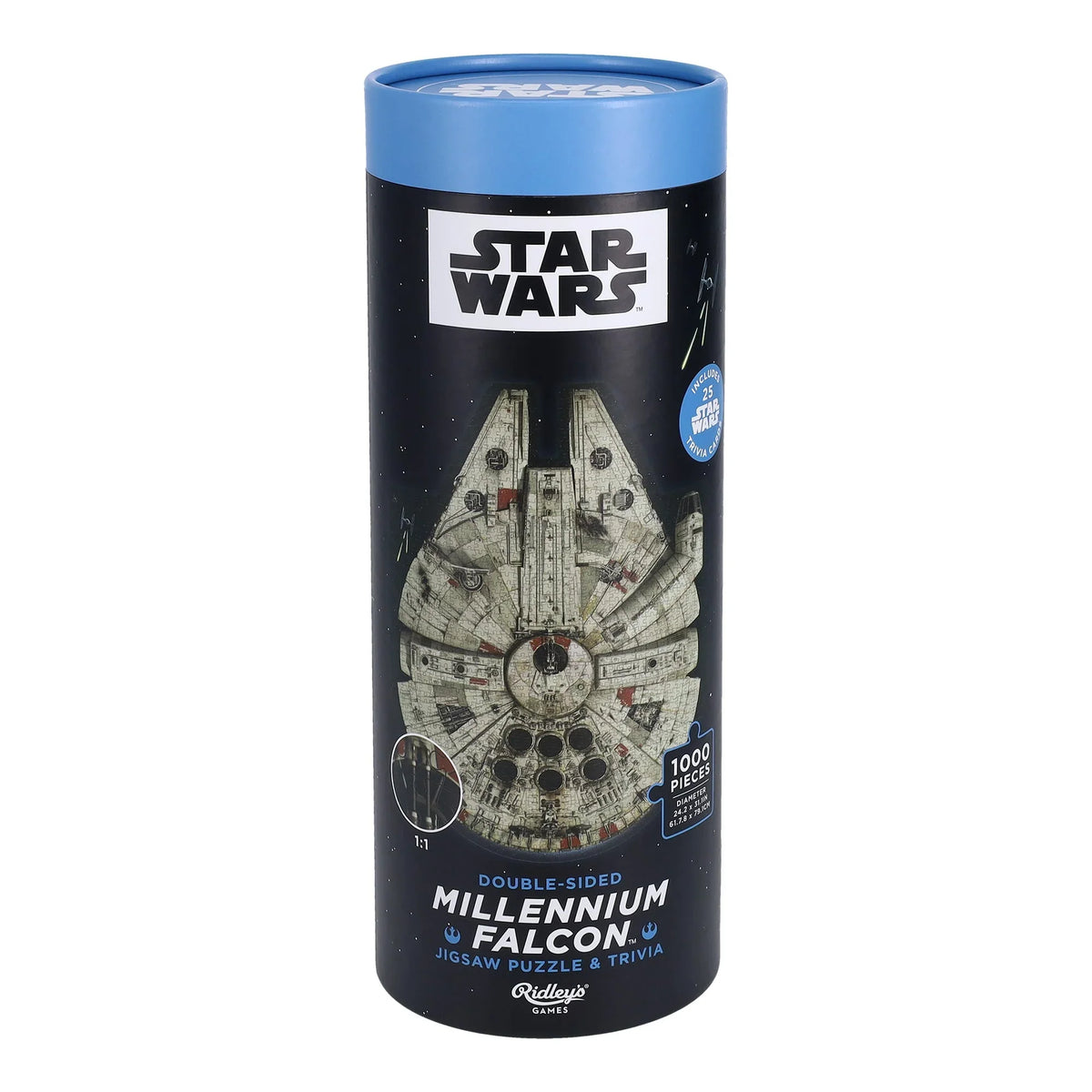 Ridley's Games Puzzles: Star Wars Collector's Millenium Falcon Jigsaw Puzzle & Trivia