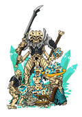 Premium Vinyl Stickers - Skeleton Phalanx