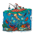 Premium Vinyl Stickers - Sea Elves