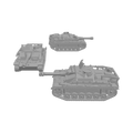 StuH 42 Mid Rails MG Shield model render, multiple views