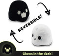 TeeTurtle Reversible Plushie: Ghost - Black/White