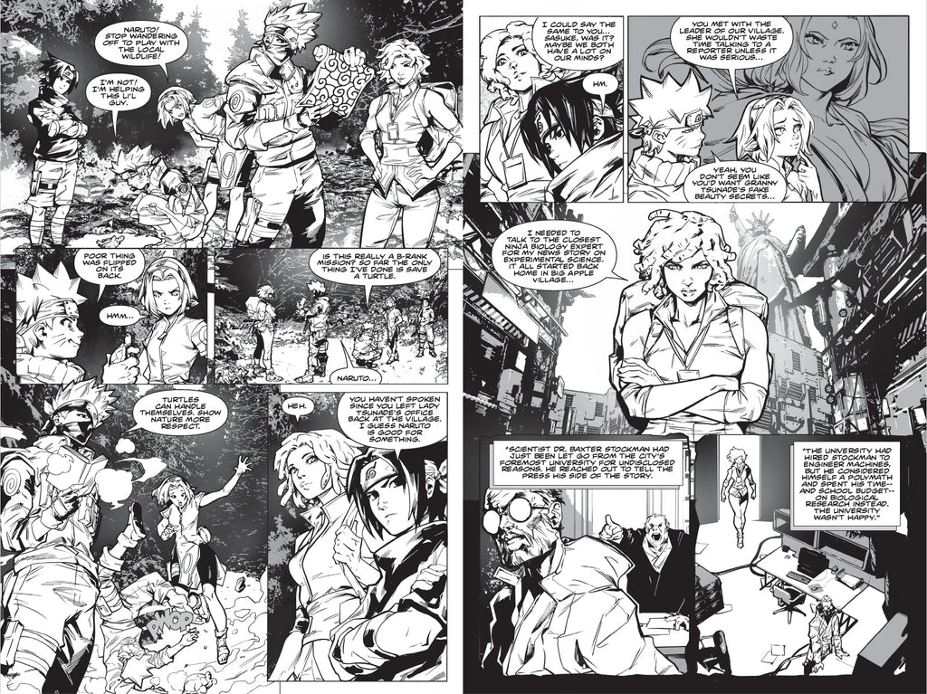 Naruto x Teenage Mutant Ninja Turtles--Manga Style Edition