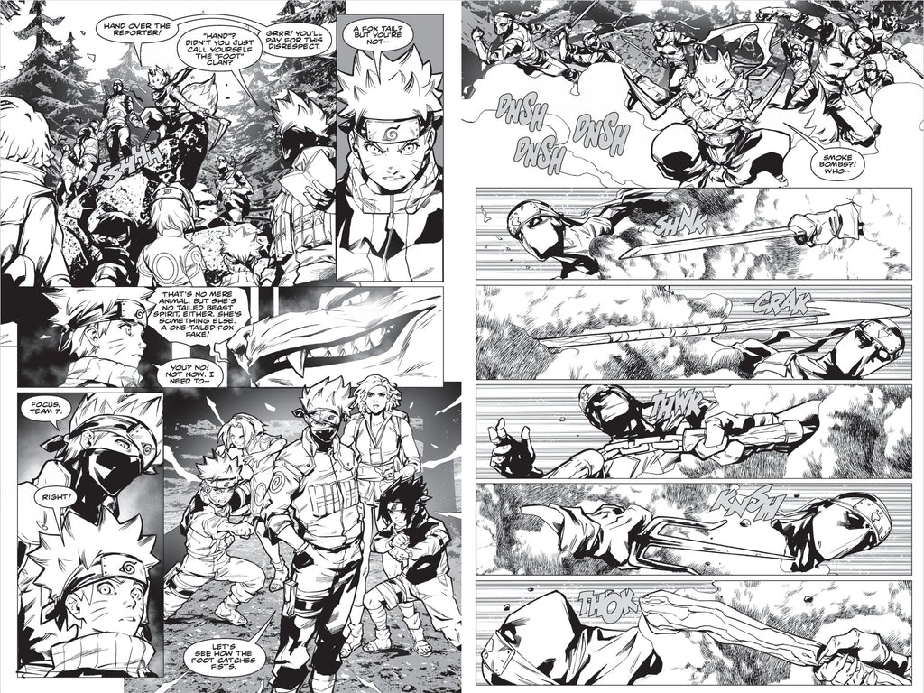 Naruto x Teenage Mutant Ninja Turtles--Manga Style Edition