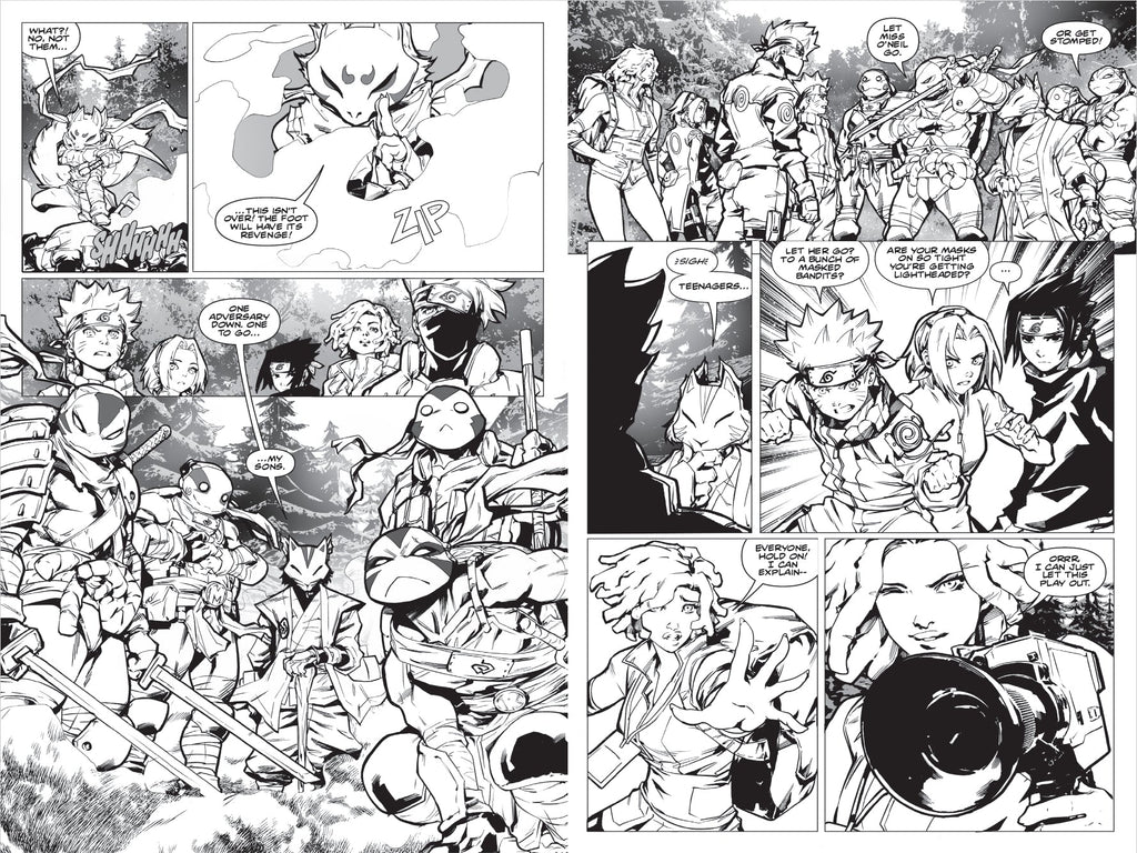 Naruto x Teenage Mutant Ninja Turtles--Manga Style Edition