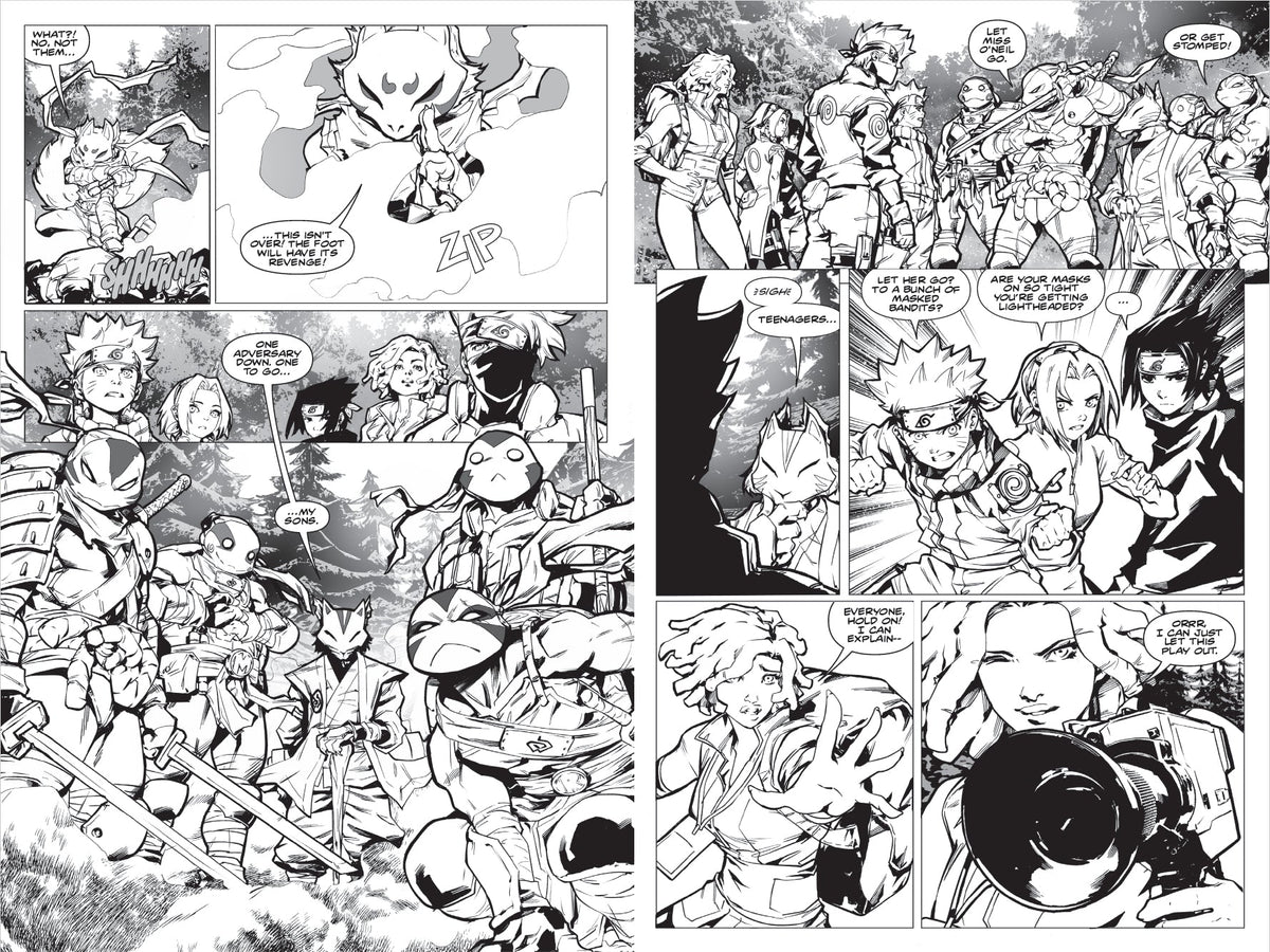 Naruto x Teenage Mutant Ninja Turtles--Manga Style Edition