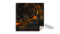 Lava Cavern TTRPG Battle Map | Double-Sided | 2ft x 2ft