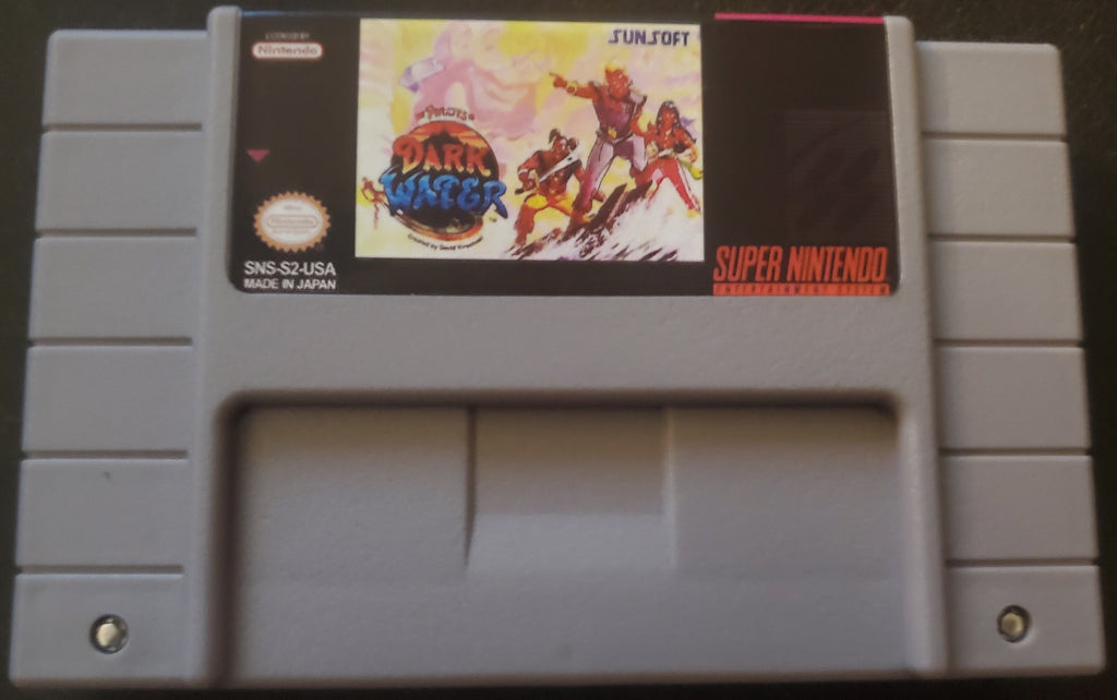 The Pirates of Dark Water SNES Video Game Cartridge Super Nintendo 1994