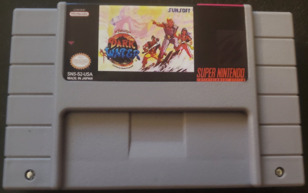 The Pirates of Dark Water SNES Video Game Cartridge Super Nintendo 1994