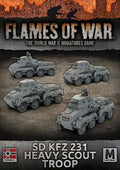 Flames of War: German SD KFZ 231 Heavy Scout Troop (Mid War)