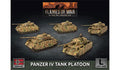 Flames of War: German Panzer IV Tank Platoon (Late War)