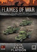 Flames of War: Soviet DShK AA MG Platoon (Mid War)