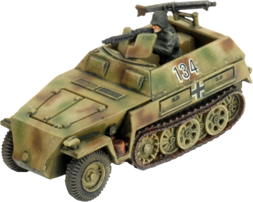 Flames of War: German Armoured SS Reconaissance Company HQ (Late War)