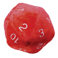 Ultra PRO: Plush - D20 Novelty Dice - Jumbo - Red