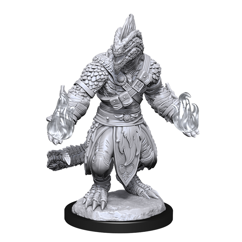 D&D: Nolzur's Marvelous Miniatures - Lizardfolk Barbarian & Lizardfolk Cleric