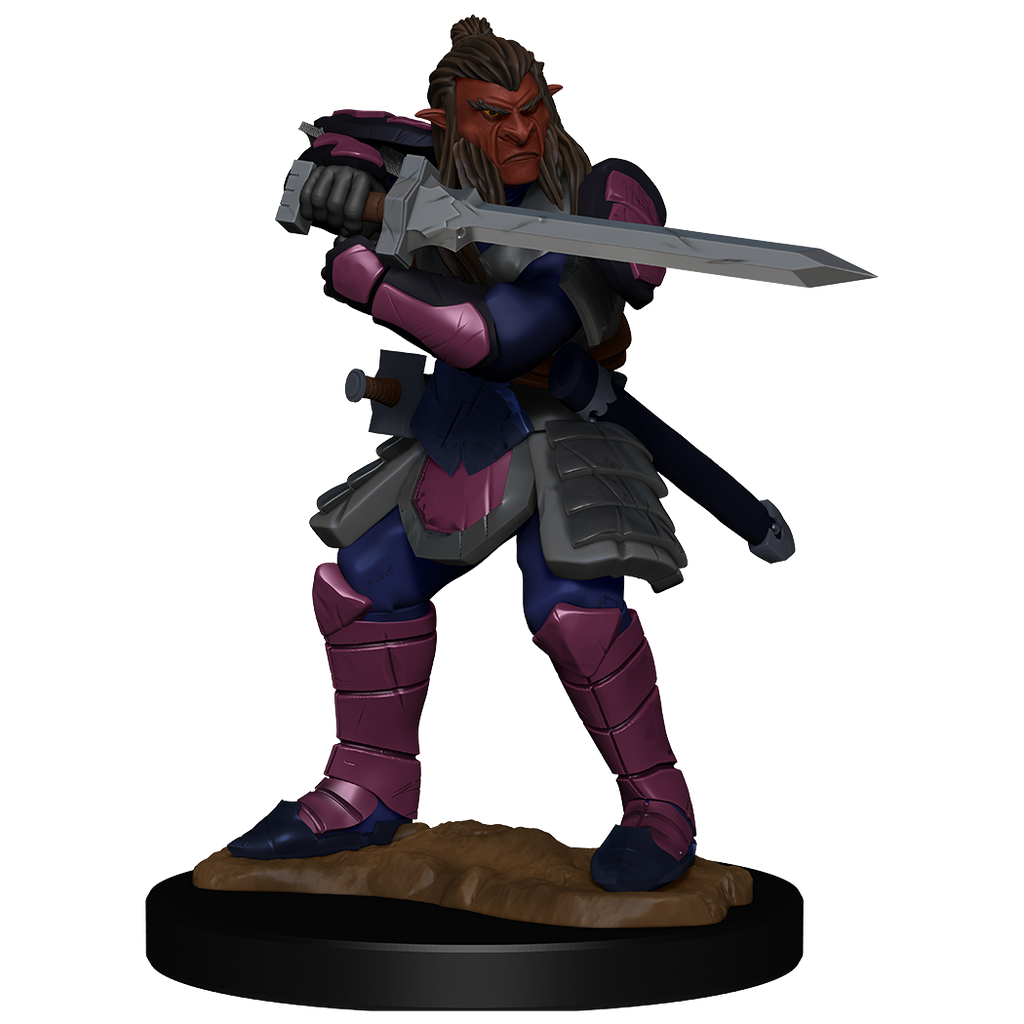 D&D: Nolzur's Marvelous Miniatures - Hobgoblin Fighter Male & Hobgoblin Wizard Female