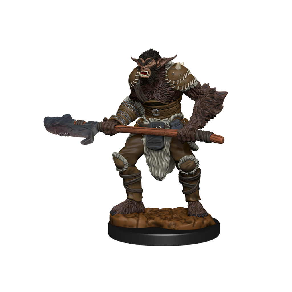D&D: Nolzur's Marvelous Miniatures - Bugbear Barbarian Male & Bugbear Rogue Female