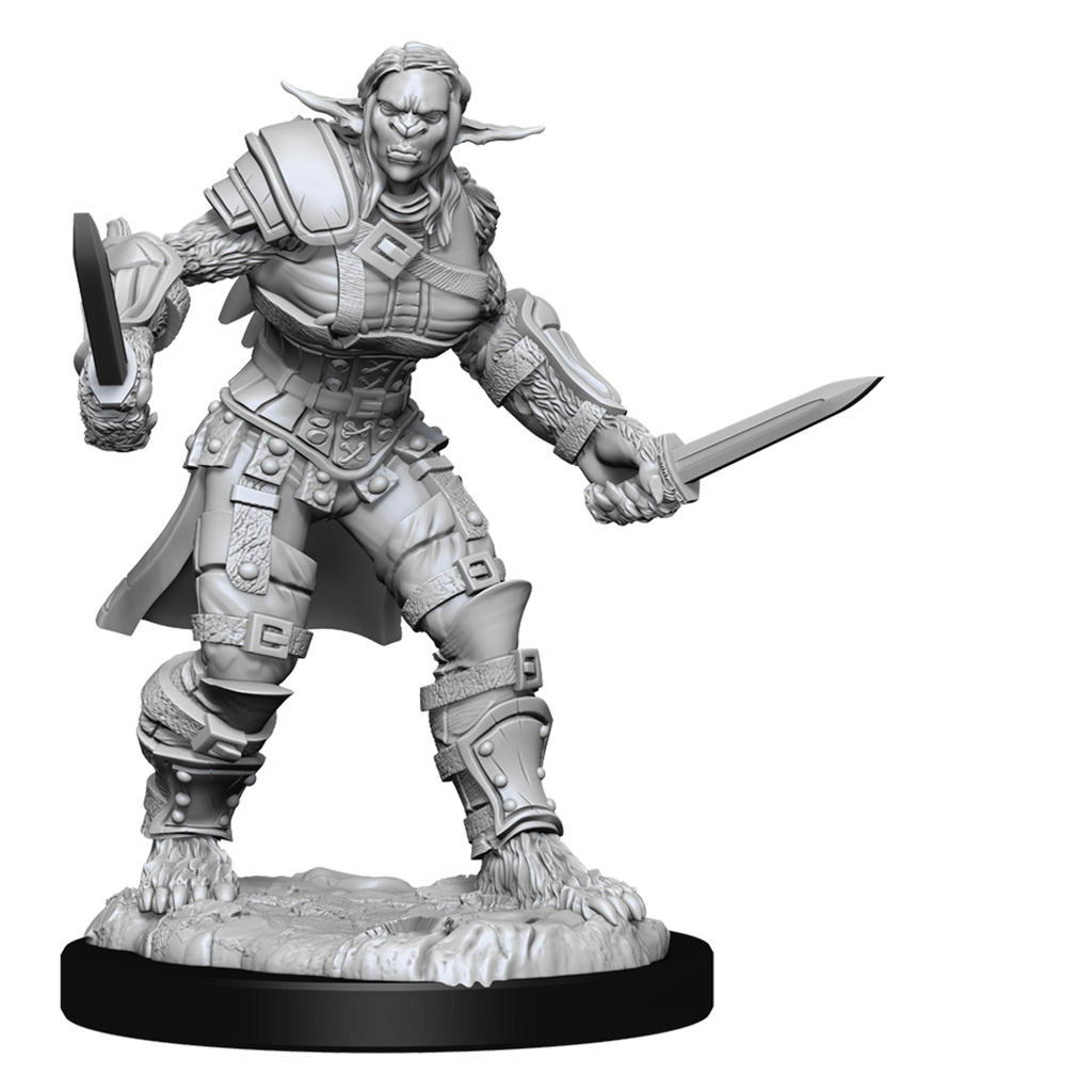 D&D: Nolzur's Marvelous Miniatures - Bugbear Barbarian Male & Bugbear Rogue Female