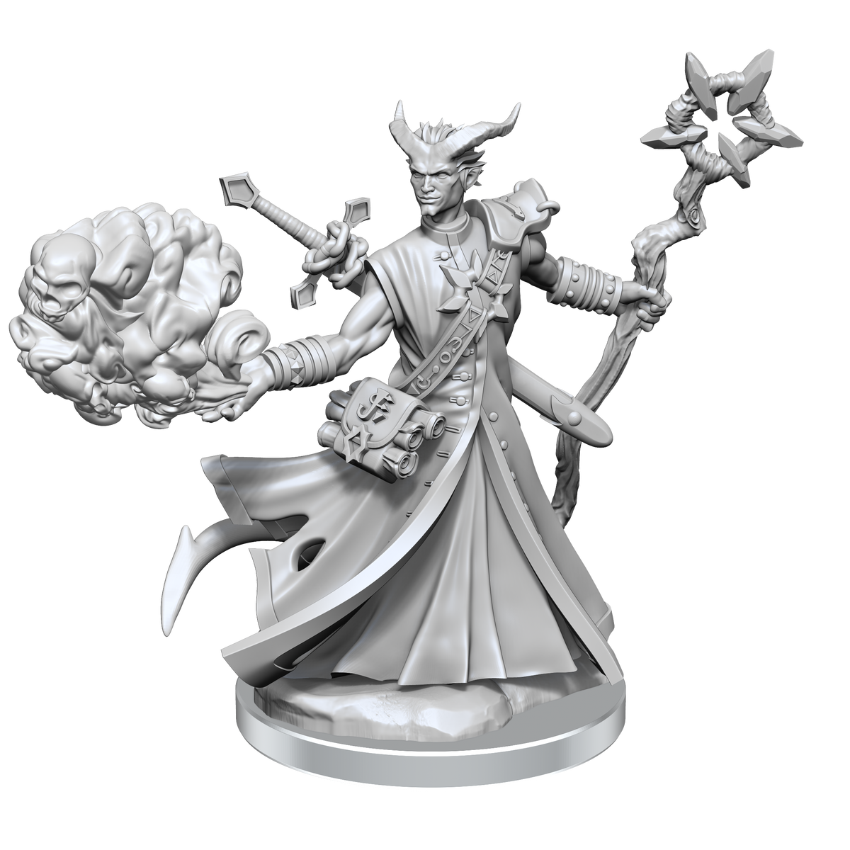 D&D: Frameworks - Tiefling Warlock Male