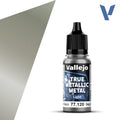 Vallejo True Metallic Metal: Obsidian Black - Light (18 ml)